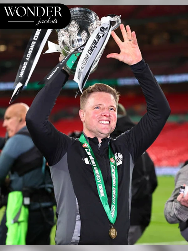 Eddie Howe Newcastle United Black Jacket