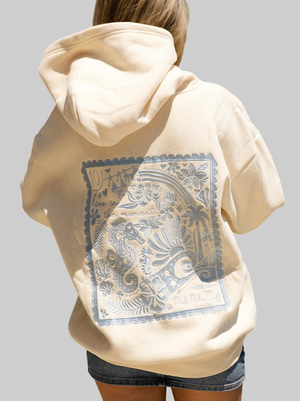 Embreigh x PPP Live in the Moment Hoodie Cream