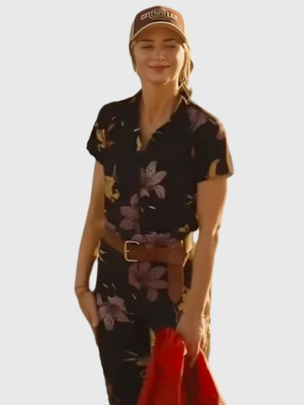 Emily Blunt Floral Jumpsuit The Fall Guy