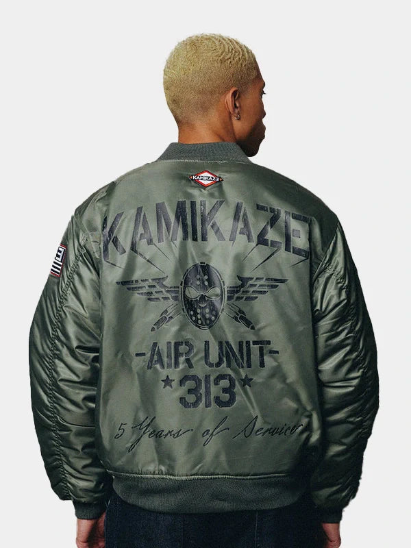 Eminem Green Bomber Jacket Kamikaze Pilot