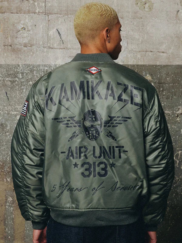 Eminem Kamikaze Pilot Green Bomber Jacket