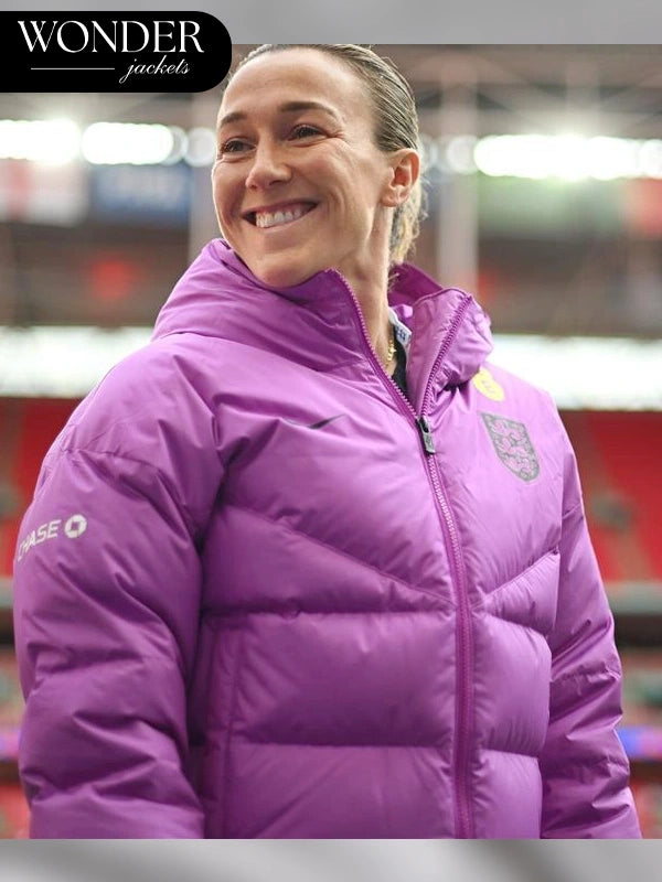 England Lionesses Nike Purple Puffer Jacket