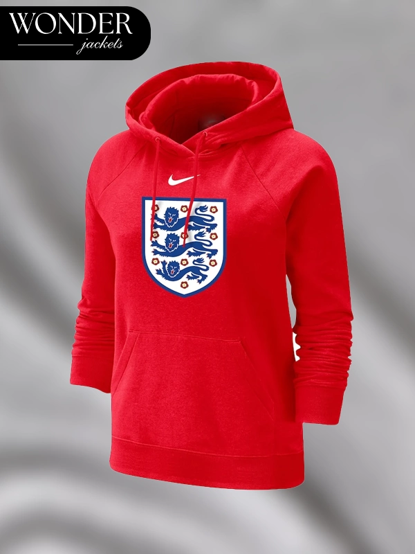 England National Team Hoodie Red