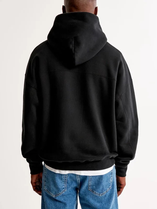 Essential Popover Black Hoodie