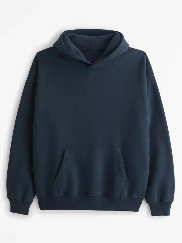 Essential Popover Hoodie Blue