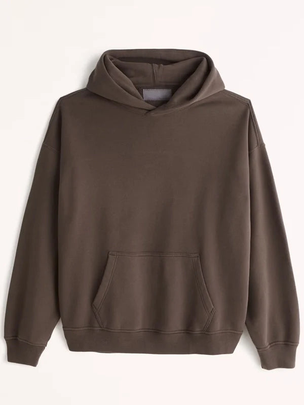 Essential Popover Hoodie Brown