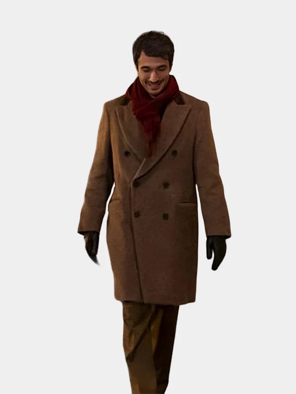 Eugenio Franceschini Emily in Paris S04 Marcello Brown Trench Coat