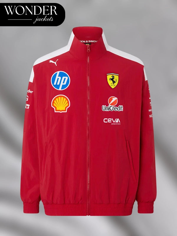 F1 2025 Puma x Scuderia Ferrari T7 drivers jacket Red