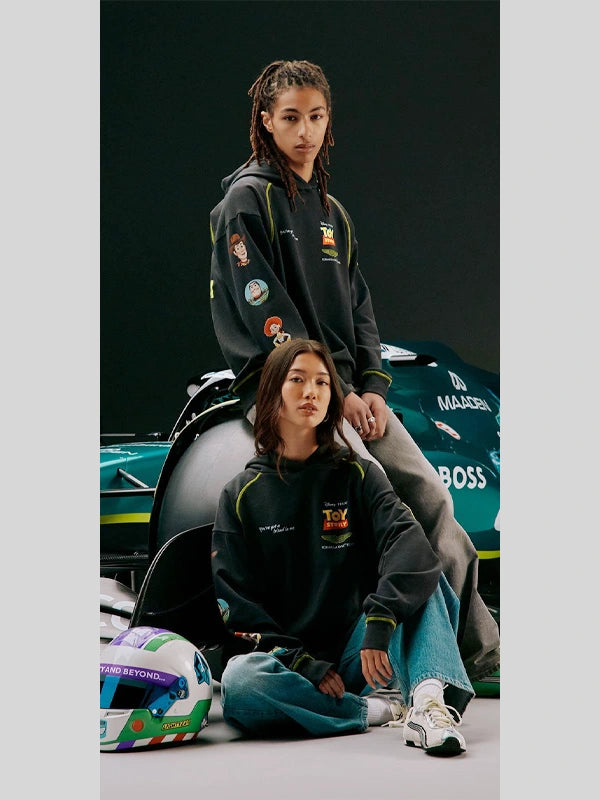 F1 Aston Martin X Toy Story Hoodie Black