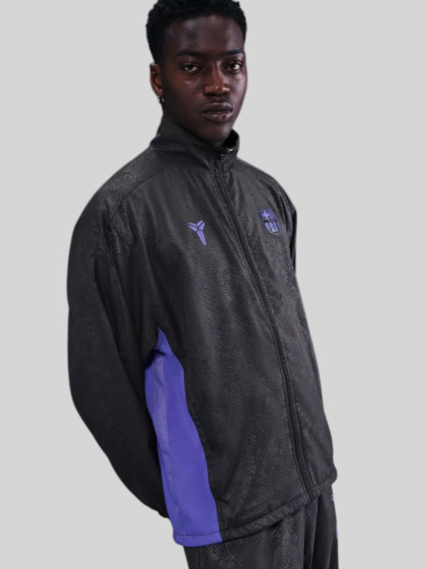 FC Barcelona x Kobe Away Soccer Track Jacket Black