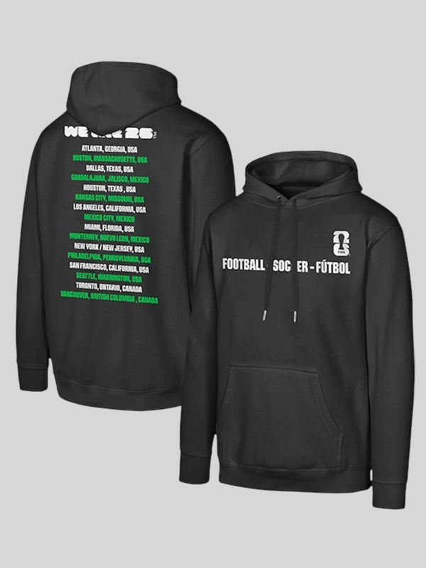 FIFA World Cup 2026 Black Hoodie