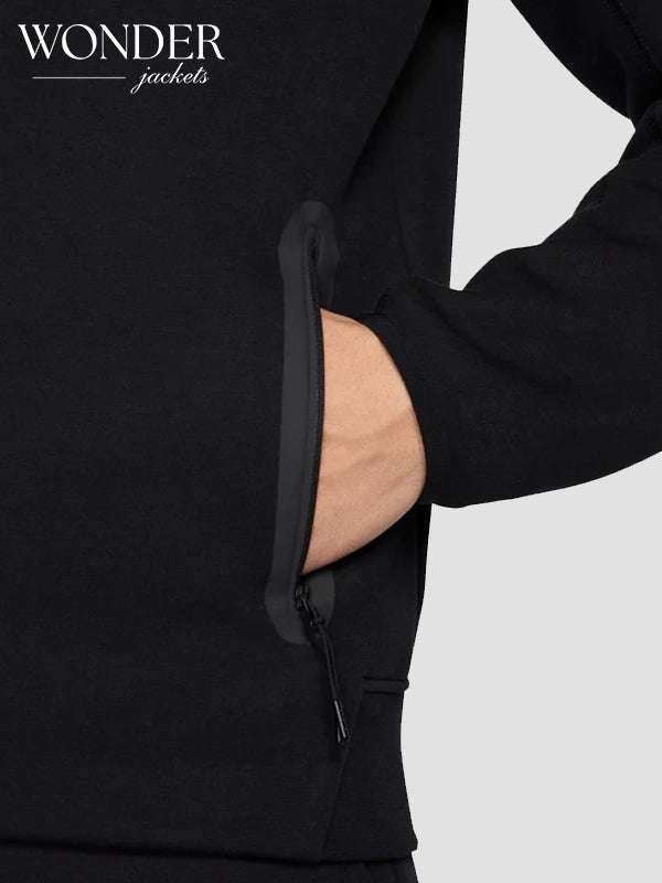 Fc Barcelona Black Training Hoodie Jacket