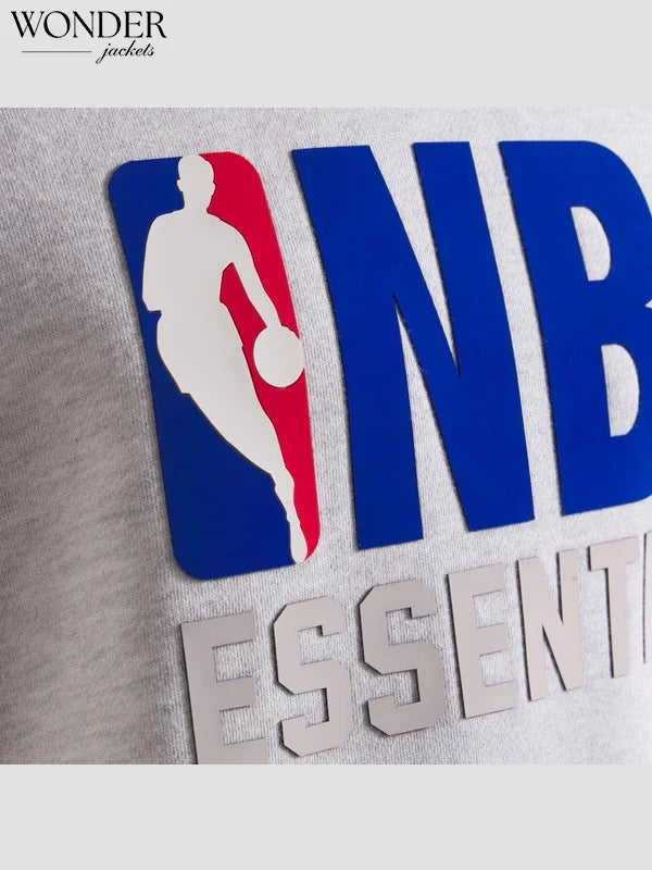 Fear Of God Essentials x NBA Hoodie Grey