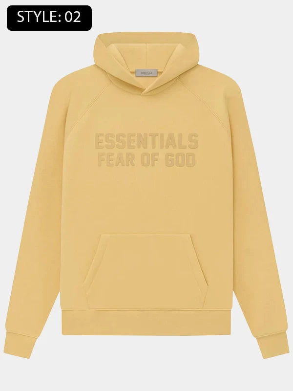 Fear of God Essentials Hoodie Yellow