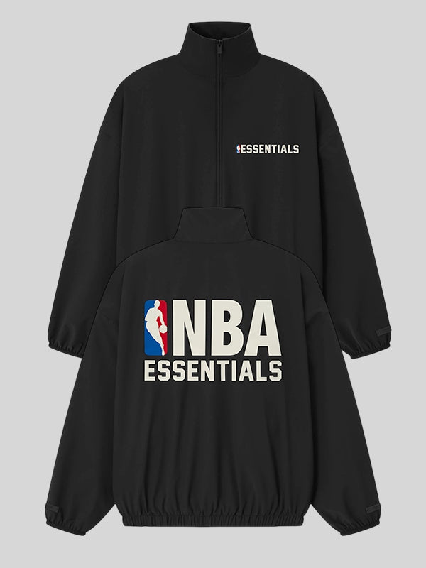 Fear of God x NBA Half-Zip Track Jacket Black