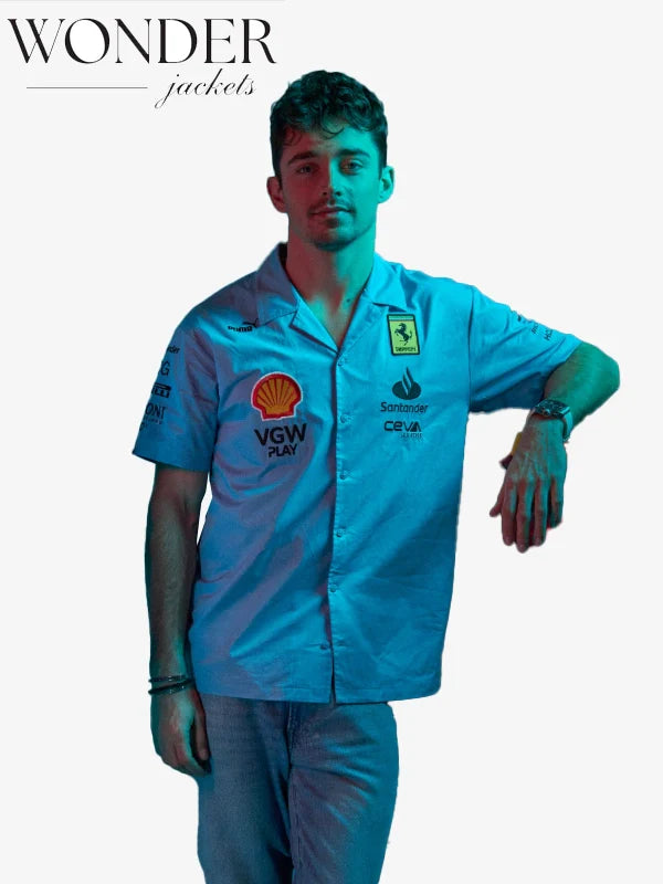 Ferrari Racing Miami GP Blue Shirt