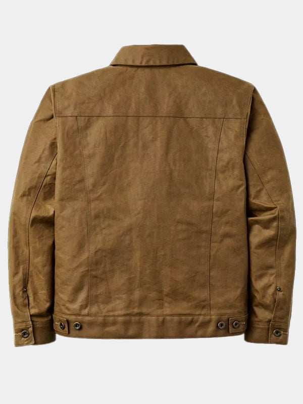 Filson Tin Cloth Short Lined Cruiser Brown Jacket