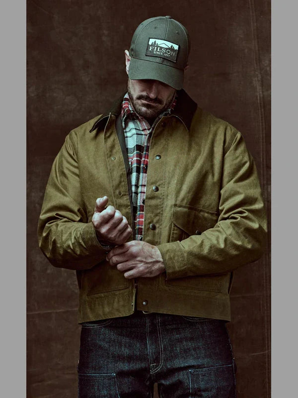 Filson Tin Cloth Tan Brown Work Jacket