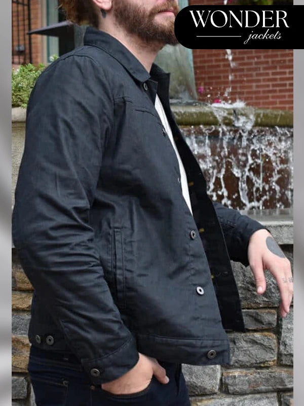 Flannel Lined Waxed Trucker Jacket Flint And Tinder