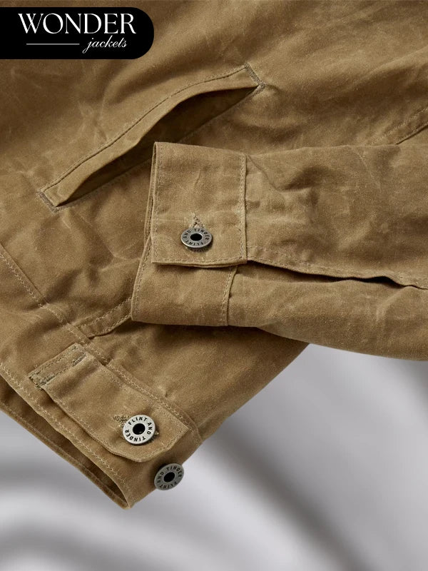 Flint And Tinder Waxed Jacket Brown