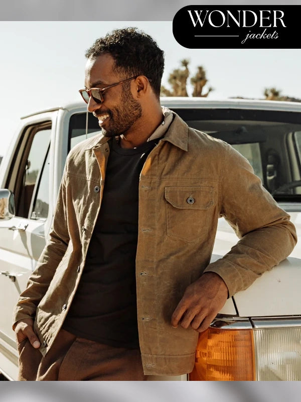 Flint And Tinder Waxed Trucker Jacket Men's