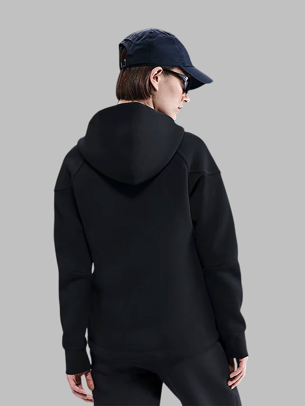 Football Windrunner Nike Tach hoodie Black