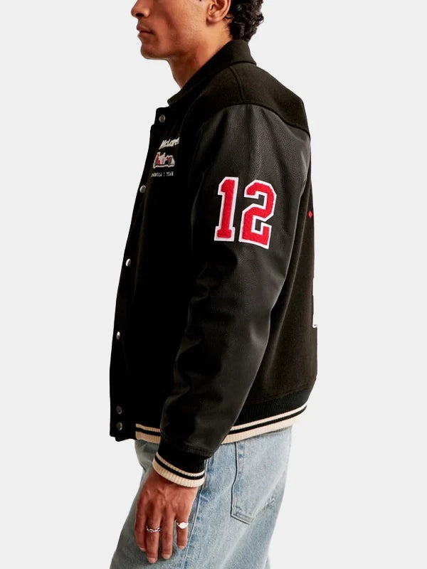 Formula 1 Team McLaren Black Bomber Jacket