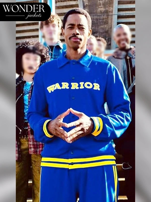 Freaky Tales Sleepy Floyd Blue Warrior Letterman Jacket