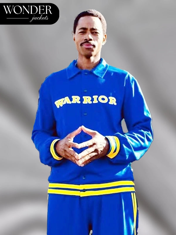 Jay Ellis Freaky Tales Blue Warrior Jacket