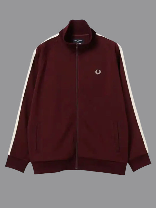 Fred Perry x BEAMS Track Jacket Maroon