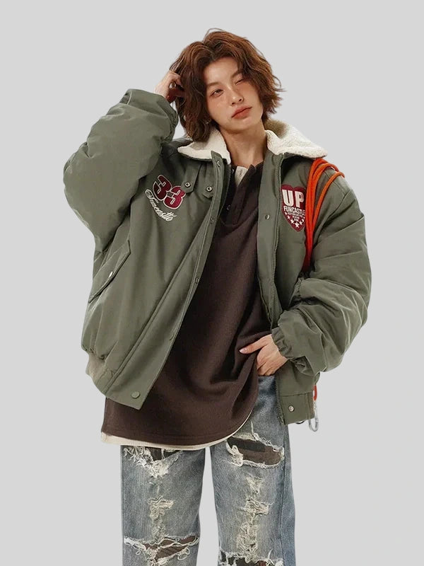 Fun Castle Green Bomber Jacket
