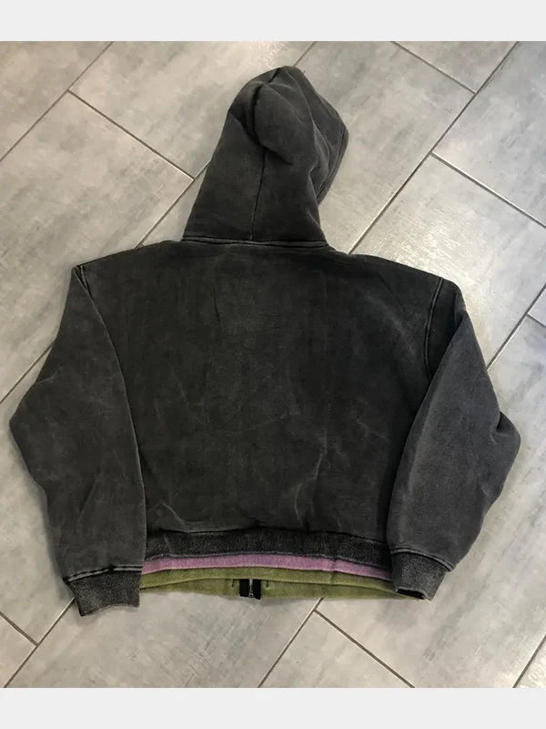 GV Gallery Raspberry Hills Spliced 3 Zip Hoodie