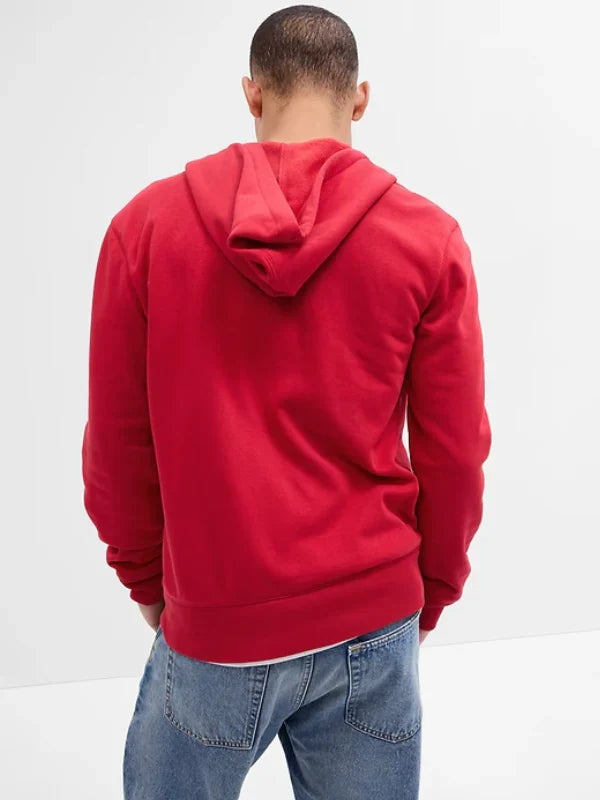 Gap Log Zip Up Red Hoodie