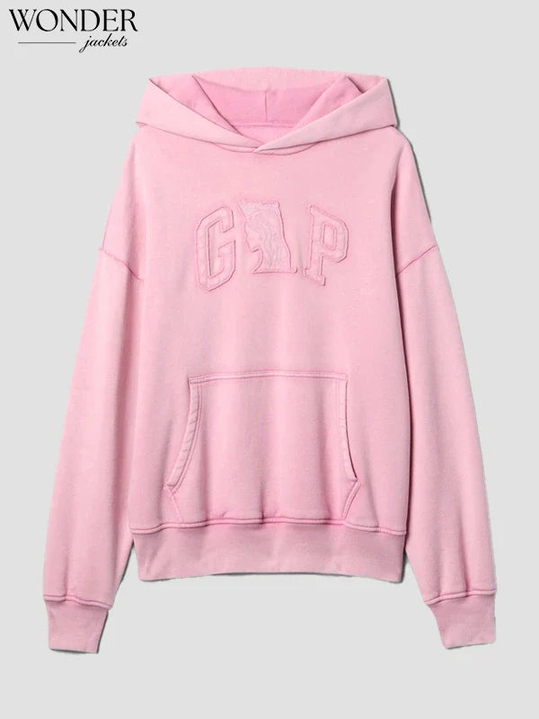 Gap Wicked Vintage Soft Logo Hoodie Pink