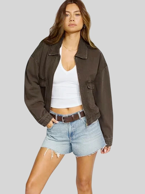 Garage Twill Bomber Jacket