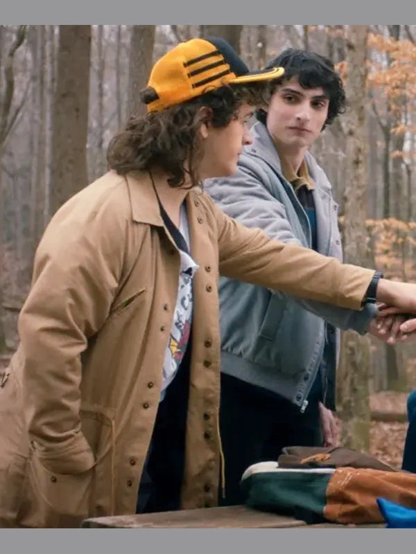Gaten Matarazzo Stranger Things Season 5 Dustin Henderson Brown Jacket