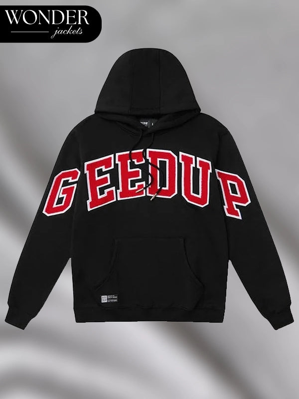 Geedup Team Logo Hoodie Black and Red