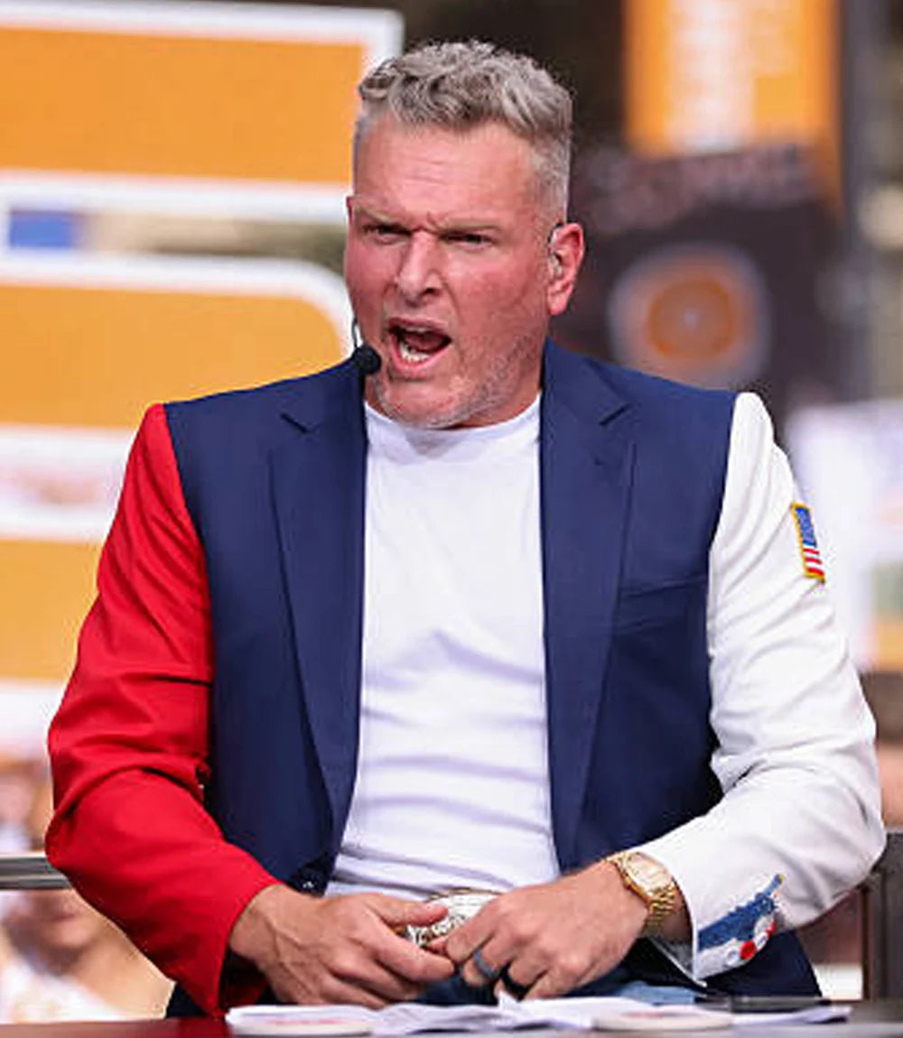 Georgia v Tennessee Pat Mcafee USA Flag Jacket