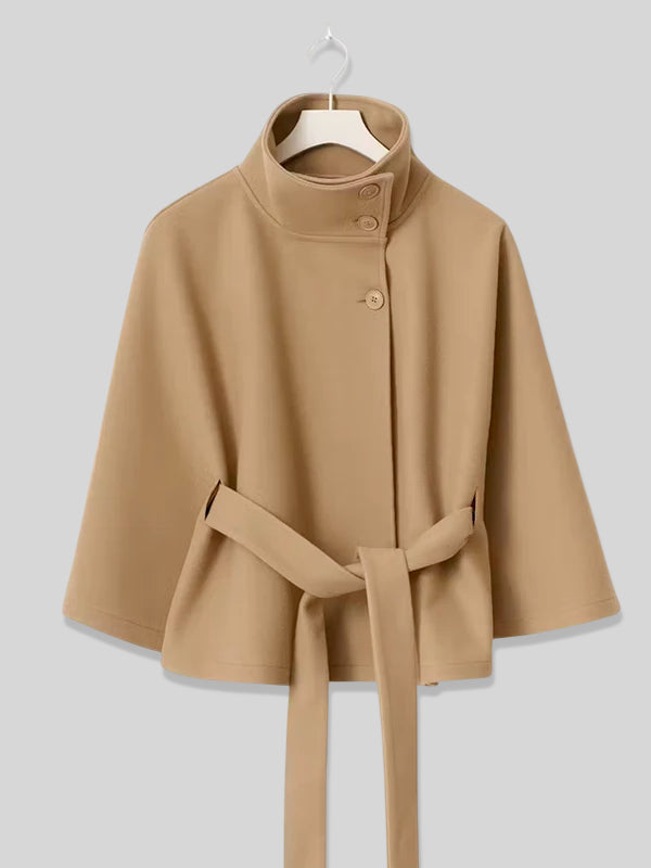Gina Tricot Belt Cape Jacket Beige