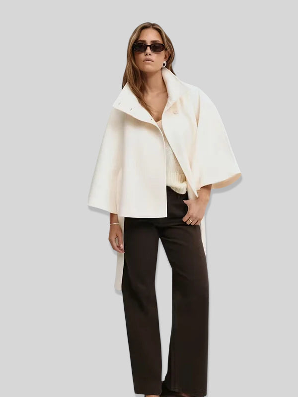 Gina Tricot Belt Cape Jacket Womens