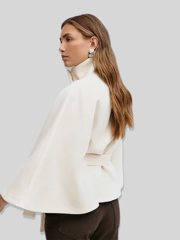 Gina Tricot Cape Jacket White