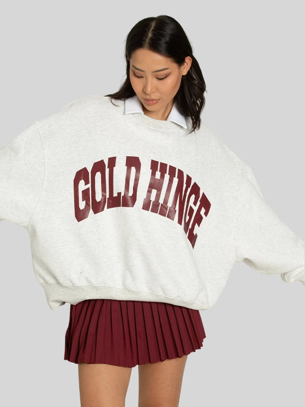 Gold Hinge Pullover Sweatshirt