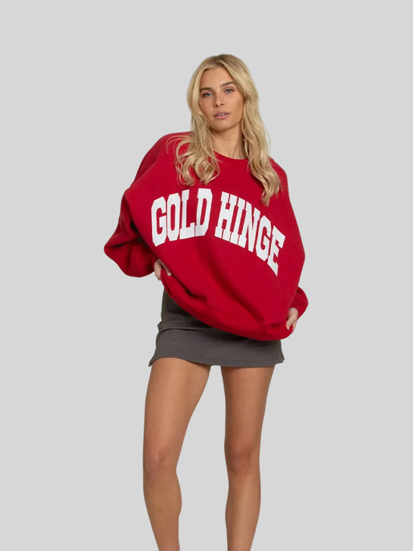 Gold Hinge Ruby Red Sweatshirt