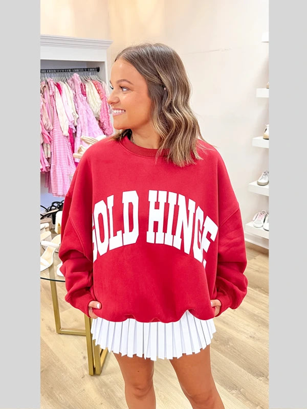 Gold Hinge Ruby Sweatshirt