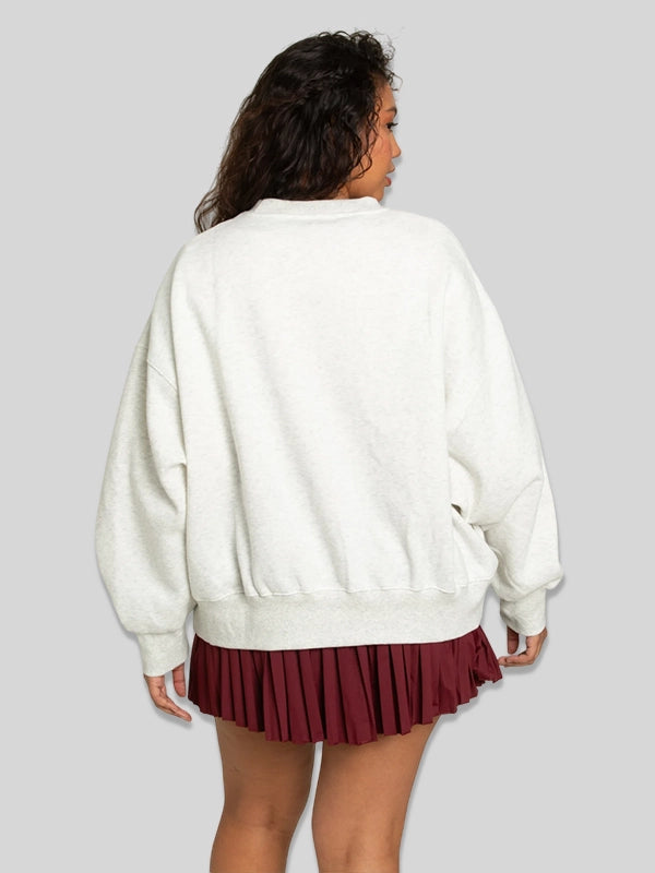 Gold Hinge Ruby Sweatshirt White