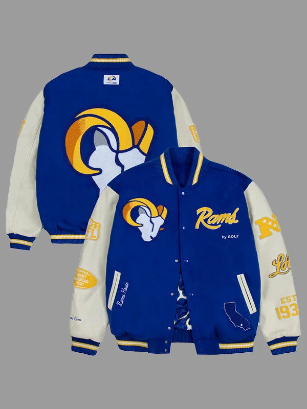 Golf Wang Los Angeles Rams Letterman Jacket