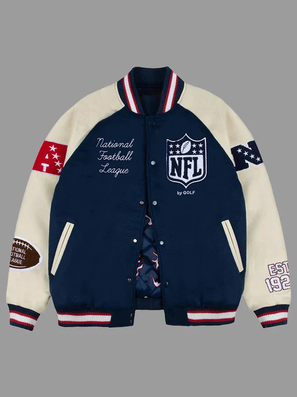 Golf Wang NFL Letterman Varsity Jacket