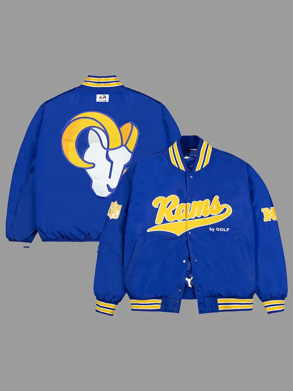 Golf Wang San Los Angeles Rams Satin Bomber Jacket