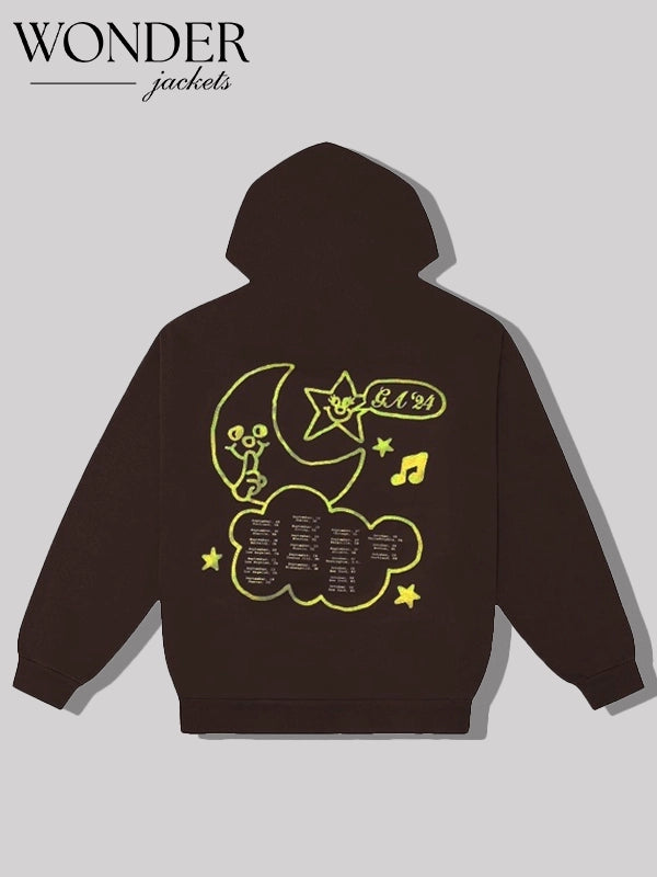 Gracie Abrams The Secret Of Us Eras Hoodie Brown