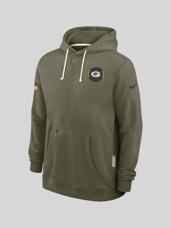Green Bay Packers Salute to Service Hoodie 2025